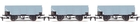 21T Mineral Wagons, three pack, British Railways - Era 6 - HOR R6906 