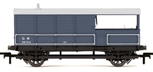 GWR, AA15 20T ‘Toad’ Goods Brake Van, 56705 - Era 3 - HOR R6921-trains-Hobbycorner