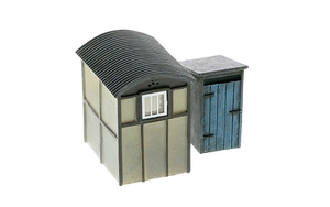 Utility Lamp Huts x2 - HOR R9782-trains-Hobbycorner