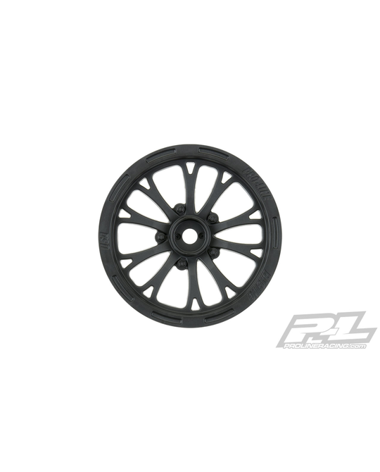 Pomona Drag Spec 2.2 Black Front Wheels - 2775-03