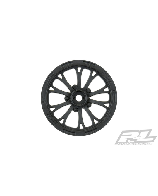 Pomona Drag Spec 2.2 Black Front Wheels - 2775-03