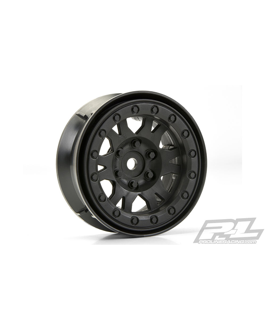 Impulse 1.9" Black Plastic Internal Bead-Loc Wheels - 2769-03