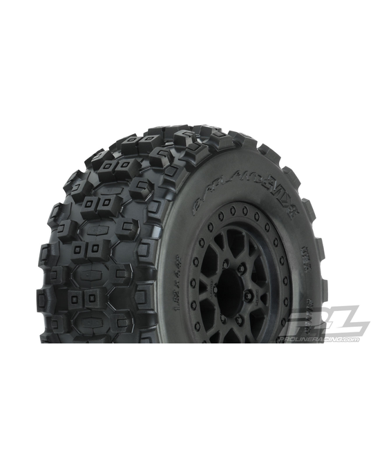 Badlands MX SC 2.2"/3.0" M2 (Medium) Tires Mounted - 10156-31