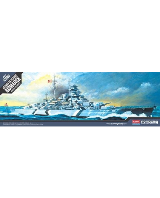 Bismarck 1/800 German Battleship Kit - 14218