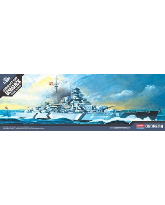 Bismarck 1/800 German Battleship Kit - 14218