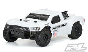 Pre-Cut Flo-Tek Fusion Bash Armor Body (White) for PRO-Fusion SC 4x4, Slash 2wd, Slash 4x4, SC6.1, 22SCT, & SCTE - 3458-15-rc---cars-and-trucks-Hobbycorner