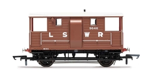 LSWR, 20T 'New Van' Goods Brake Van, 9646 - Era 2 - R6911-trains-Hobbycorner