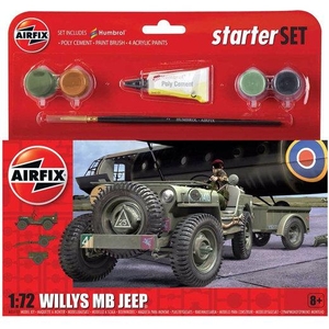 Starter Kit - Willys Jeep - 255117-model-kits-Hobbycorner