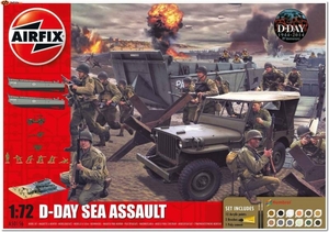 1/72 75th Anniversary D-Day Sea Assault Gift Set - 250156-model-kits-Hobbycorner