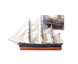Cutty Sark 1/84 Tea Clipper Wooden Ship -  22800 -model-kits-Hobbycorner