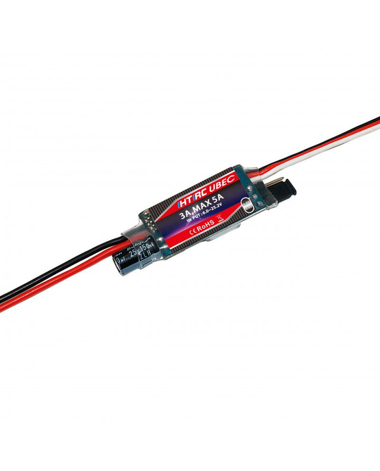 SBEC - 3A cont 5A burst 2-6S LiPo, 5-18NC Output 5.0V-6.0V/3A - 5300330