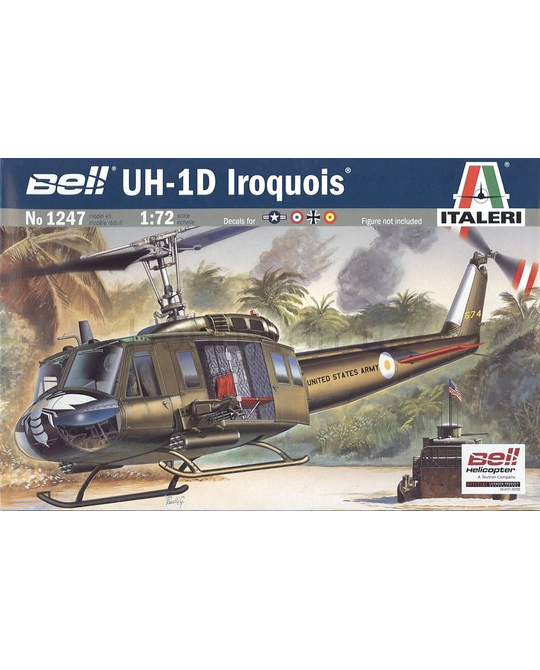 1/72 UH-1D Huey with RNZAF Decals - 1247NZ