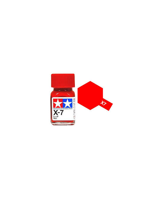 X-7 Enamel Paint - Red - 10ml - 8007