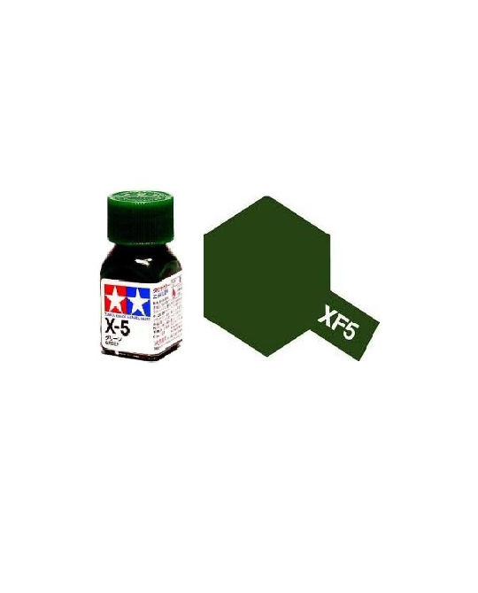 XF-5 Enamel Paint - Flat Green - 10ml - 8105