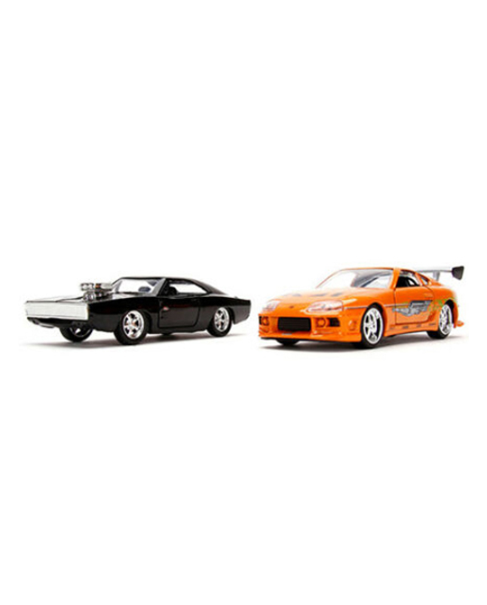 1/32 Fast & Furious Dom Dodge Charger RT & Brian Toyoya Supra Set - 31981