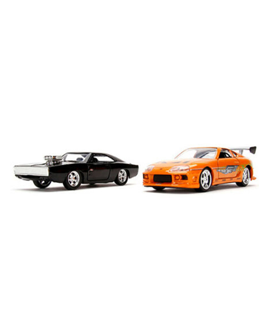 1/32 Fast & Furious Dom Dodge Charger RT & Brian Toyoya Supra Set - 31981