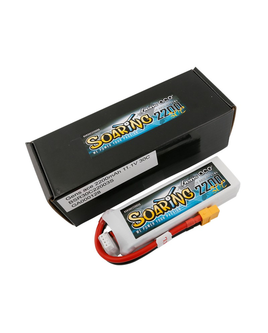 2200mAh 3S 11.1v 30C Soaring Series - XT60