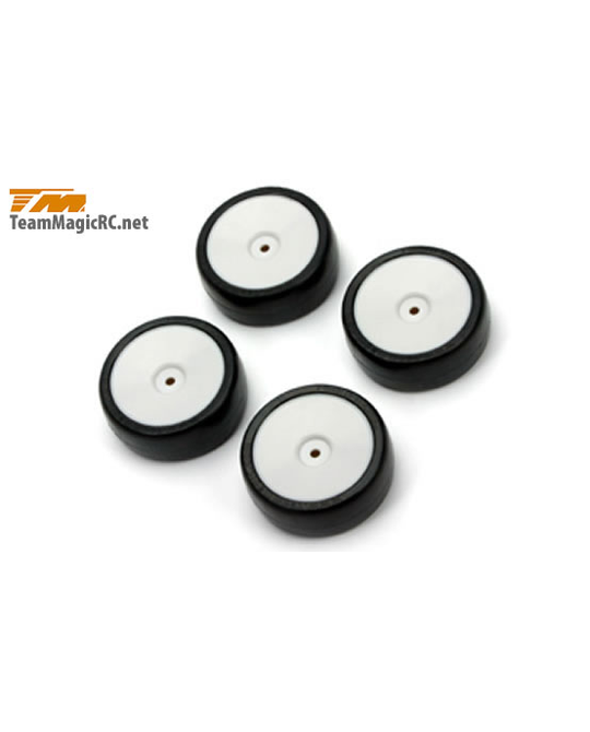 Tires -  1/10 Touring -  mounted -  Dish wheels -  12mm Hex -  24° High Grip 24mm (4 pcs) -  503285