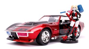 1/24 1969 Corvette Stingray with Harley Quinn Figure - 31196-dicast-models-Hobbycorner