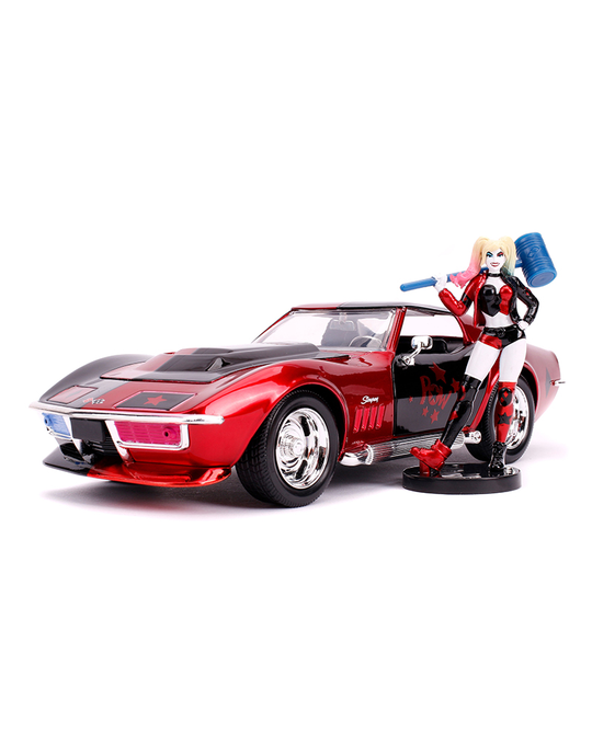 1/24 1969 Corvette Stingray with Harley Quinn Figure - 31196