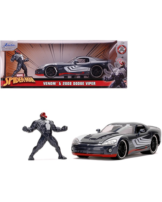 1/24 2008 Dodge Viper SRT10 Dark Gray with Venom - 31750