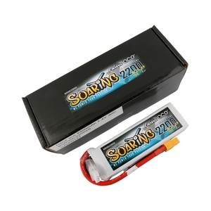 2200mAh 2S 7.4v 30C - Soaring Series 104x35x15mm 122g - XT60-batteries-and-accessories-Hobbycorner