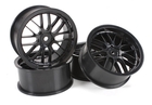 1/10 Drift - 2.2" - 8 Spoke Wheels - 12mm Hex - Black (4 pcs) - 503331BK