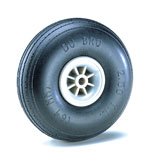 Wheel (2) Treaded Lightweight 1- 3/4" Dia - 175TL-du-bro-Hobbycorner