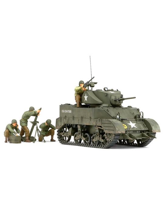 1/35 U.S. Light Tank M5A1 Pursuit Operation Set (w/4 Figures) - 35313