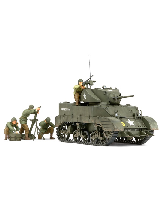 1/35 U.S. Light Tank M5A1 Pursuit Operation Set (w/4 Figures) - 35313