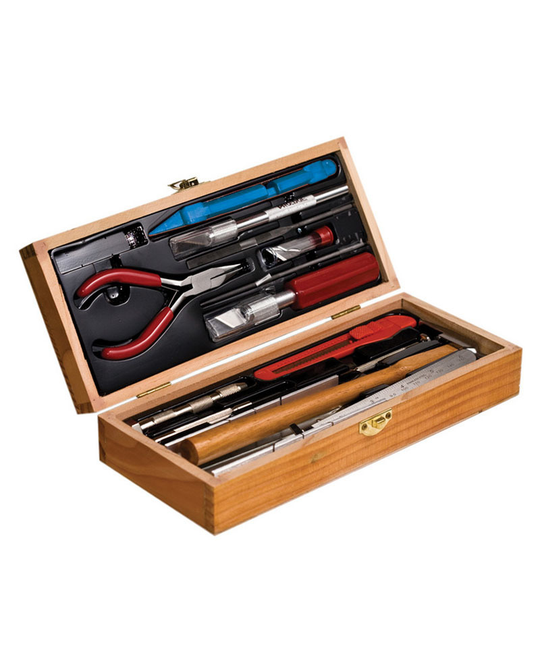 Deluxe Tools Set w/Wooden Box - 44289