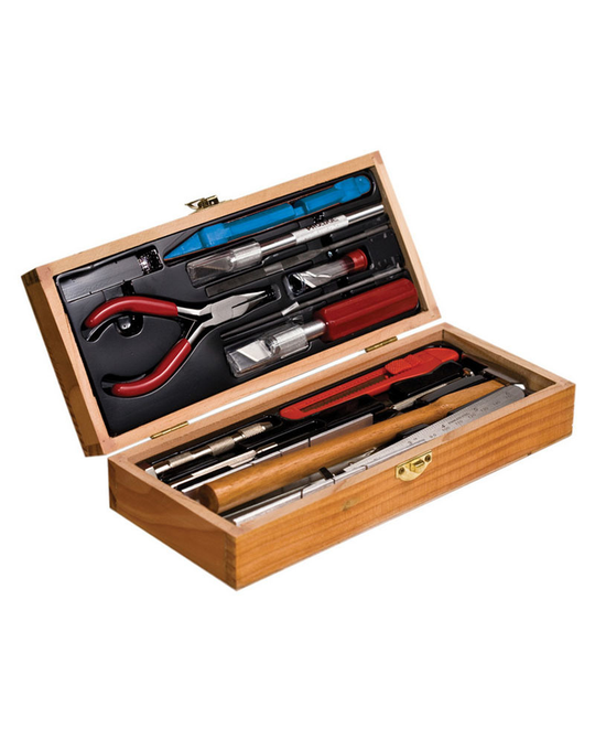 Deluxe Tools Set w/Wooden Box - 44289