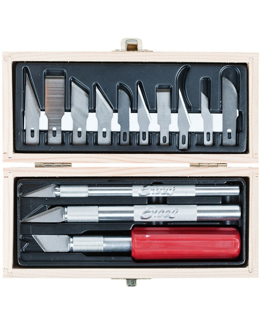 Hobby Set (3 Knives & 10 Blades) - 44382