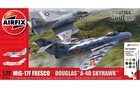 1/72 Mig 17 & Douglas Skyhawk Dogfight Double Pack - A50185