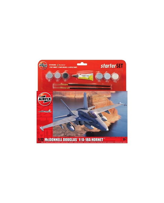 1/72 Large Starter Set - McDonnell Douglas F-18A Hornet - A55313