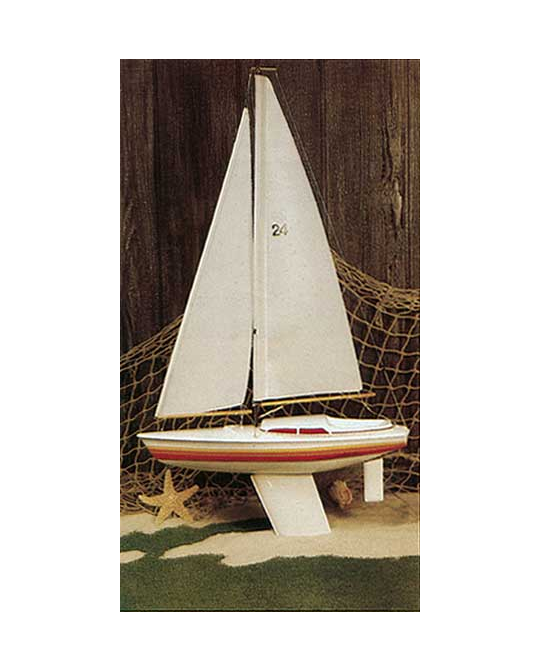 Husin Wood Sailboat 61cm - 1117