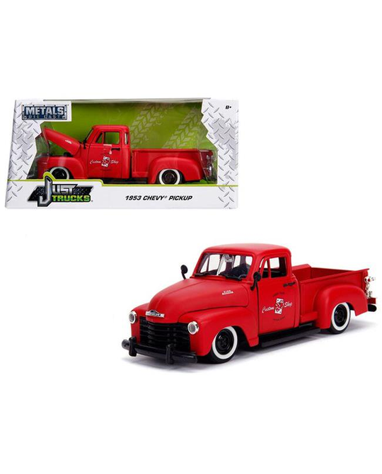 1/24 - 1953 Chevrolet 3100 Pickup Truck Matt Red Custom - 99178