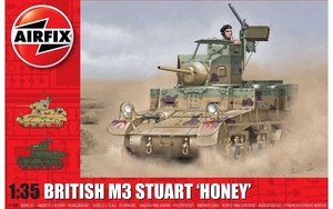1/35 M3 Stuart "Honey" - A1358-model-kits-Hobbycorner