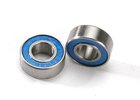 Ball bearings, blue rubber sealed (6x13x5mm) (2) - 5180