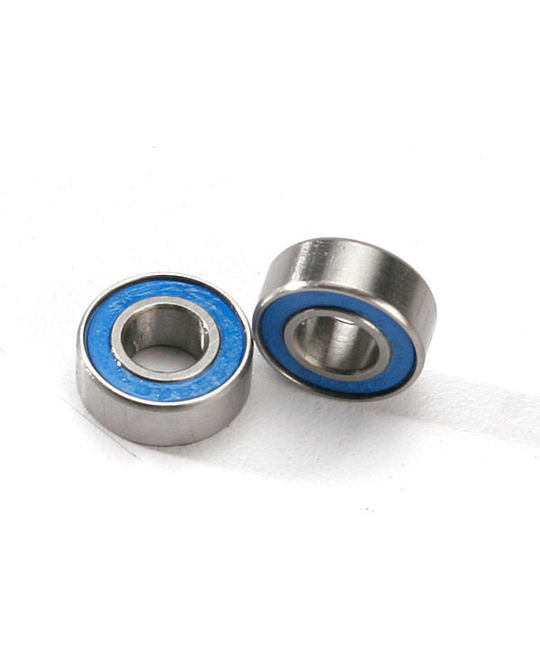 Ball bearings, blue rubber sealed (6x13x5mm) (2) - 5180