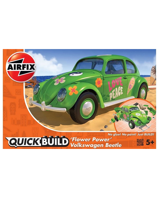 QUICKBUILD VW Beetle - Flower Power - J6031