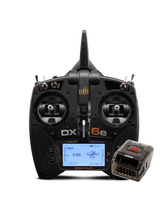 DX6e 6-Channel DSMX Transmitter with AR620 Rx - SPM6655