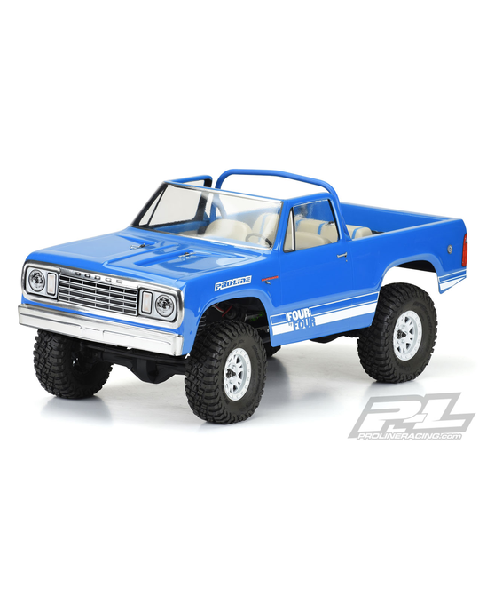 1977 Dodge Ramcharger Clear Body for 12.3" (313mm) Wheelbase Scale Crawlers- 3525-00