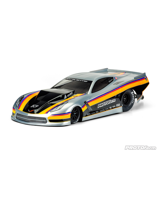 Chev Corvette C7 Pro-Mod Clear Body - Slash 2wd Drag Car - 1571-40