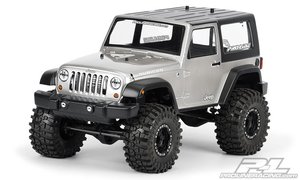 2009 Jeep Wrangler Rubicon Clear Body for 11.8" (300mm) Wheelbase - 3322-00-rc---cars-and-trucks-Hobbycorner