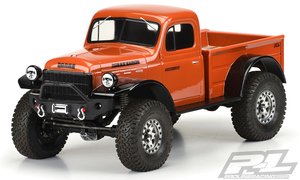 1946 Dodge Power Wagon Clear Body for 12.3" (313mm) Wheelbase - 3499-00-rc---cars-and-trucks-Hobbycorner