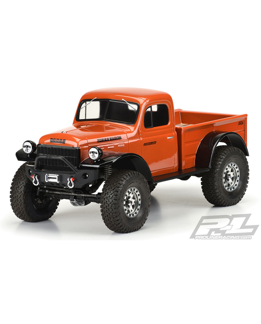 1946 Dodge Power Wagon Clear Body for 12.3" (313mm) Wheelbase - 3499-00