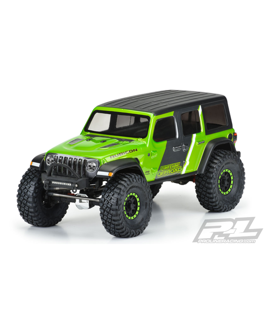 Jeep Wrangler JL Unlimited Rubicon Clear Body for 12.3" (313mm) Wheelbase Scale Crawlers - 3546-00