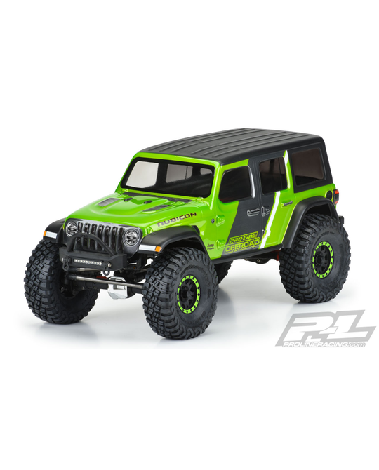 Jeep Wrangler JL Unlimited Rubicon Clear Body for 12.3" (313mm) Wheelbase Scale Crawlers - 3546-00