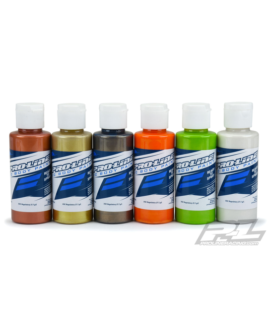 RC Body Paint Metallic/Pearl Color Set (6 Pack) - 6323-02